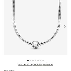 Pandora Snake necklace 19.7”